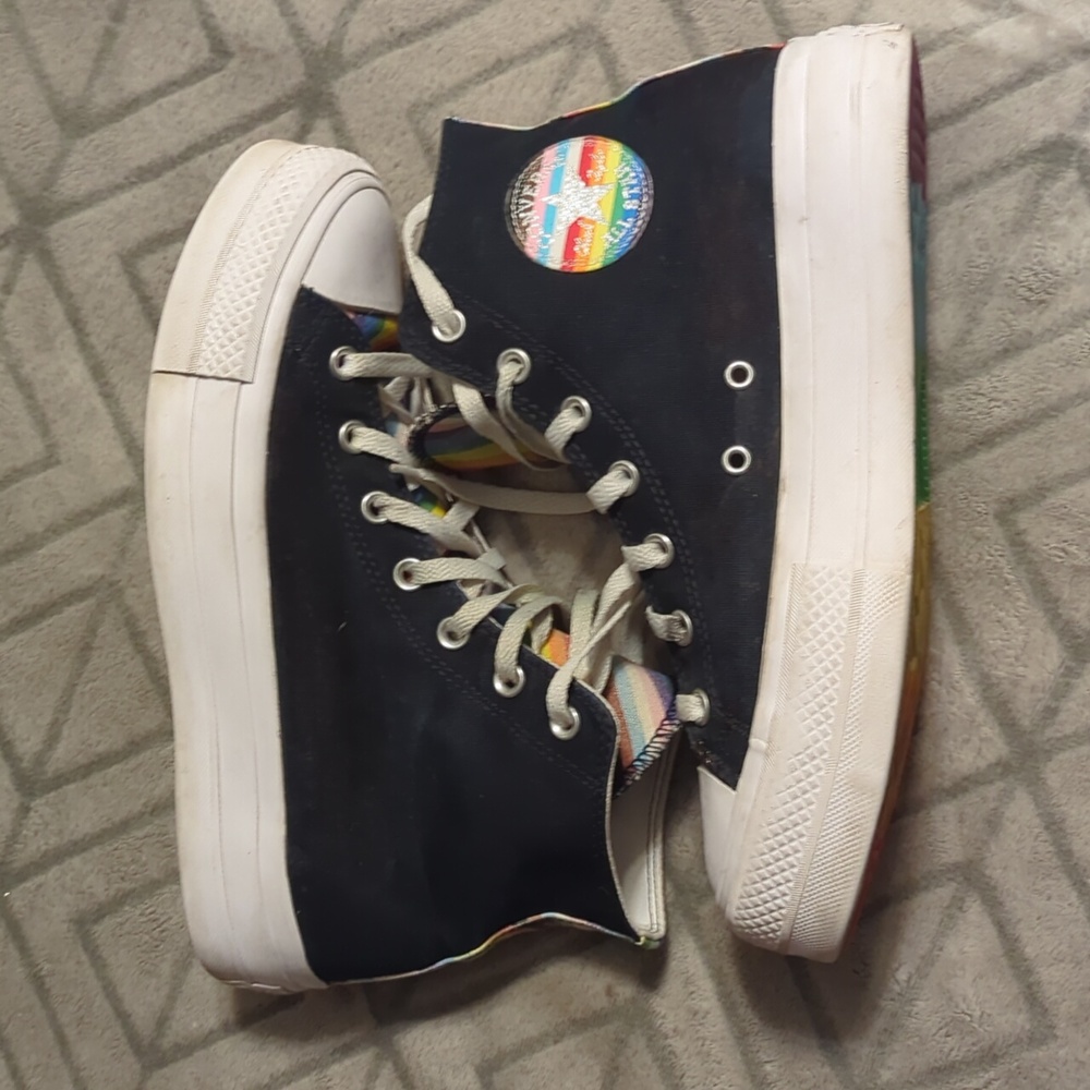 Custom platform Pride Converse All Star High-Top … - image 7